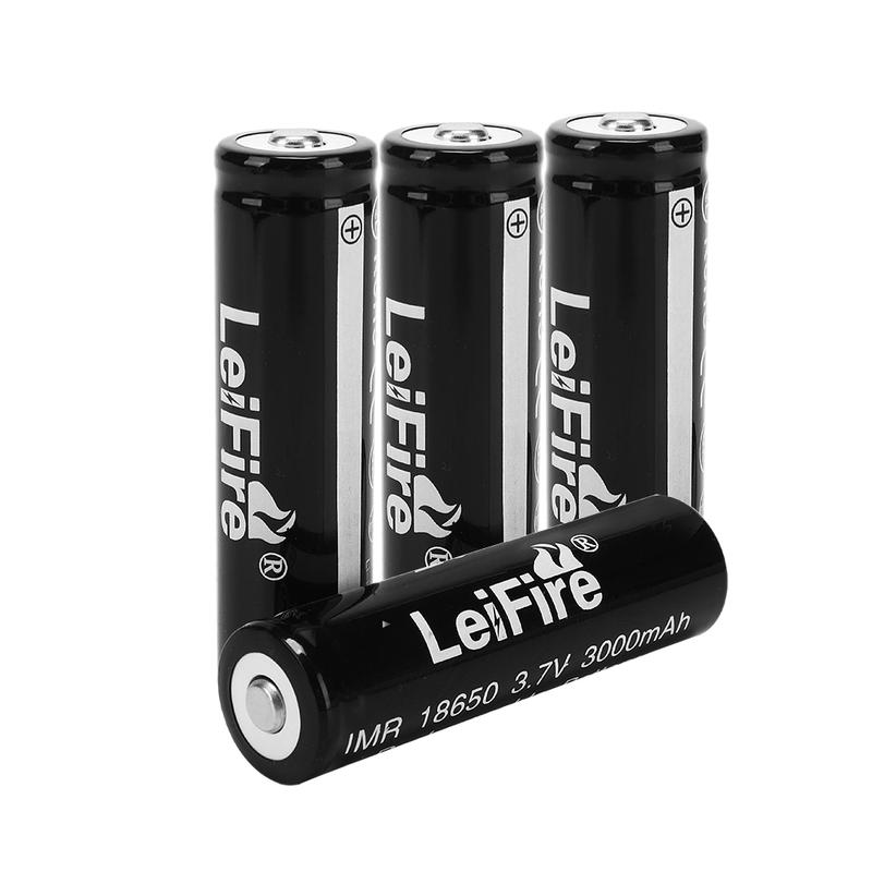 4PCS 18650 Lithium Battery Original 3000mAh Battery +1PCS Four Card Slot Lithium Battery Charger 3.7V Reconfigurable Batteries For Home Use