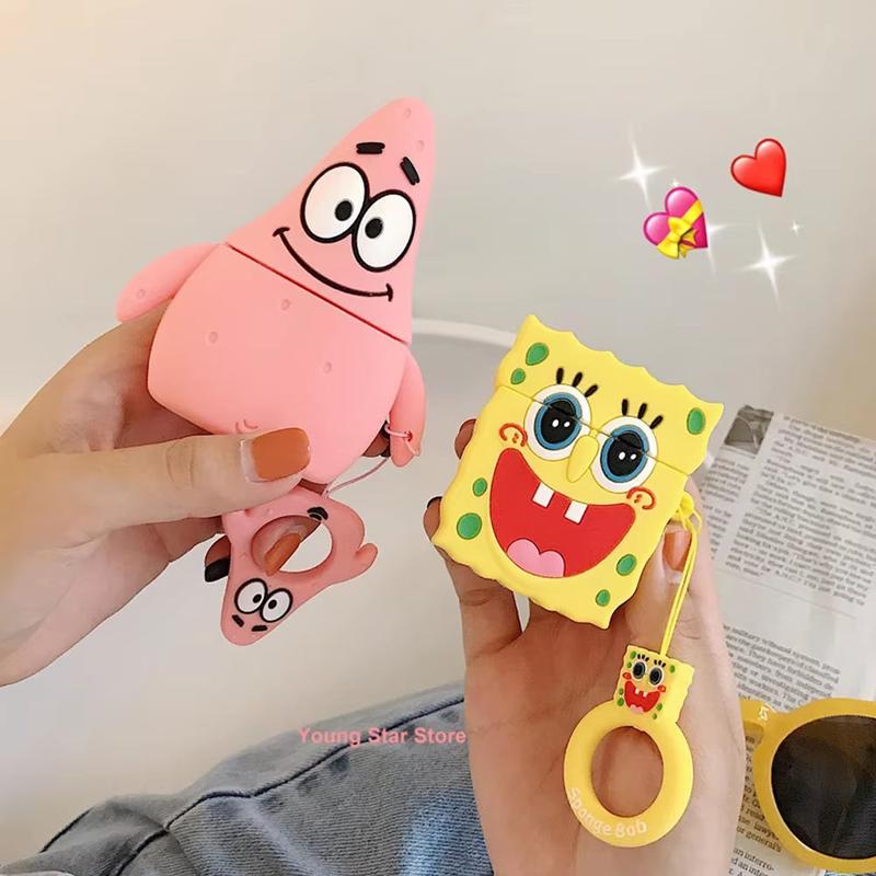 3D Earphone Case for Apple Airpods 1 2 3 Pro 2 Case Super Cute Cartoon Silicone Earphone Protective Case Headphone Accessories Protection Handheld