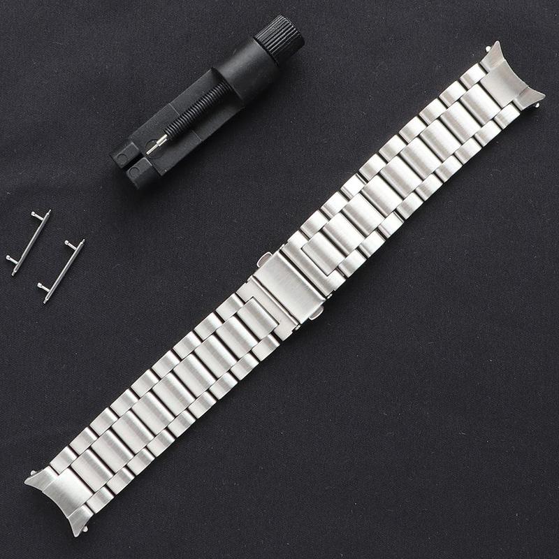 Stainless Steel Watch Band (Band Only), 1 Count Replacement Watch Band with Tool, Watch Accessories Compatible with Samsung Galaxy Watch 7 6 5 4 40mm 44mm