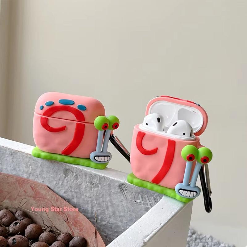 3D Earphone Case for Apple Airpods 1 2 3 Pro 2 Case Super Cute Cartoon Silicone Earphone Protective Case Headphone Accessories Protection Handheld