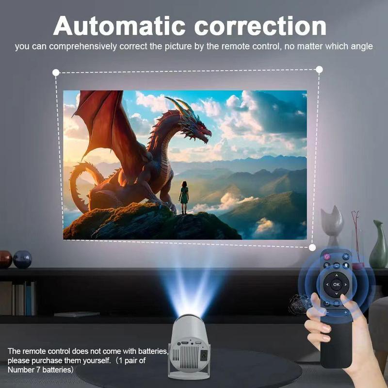 Magcubic HY300 1080P Projector, Wireless Android 11 Projector with WiFi & BT Function, Portable Auto Correction Projector for Home Theater, Outdoor, Office, Portable Projector