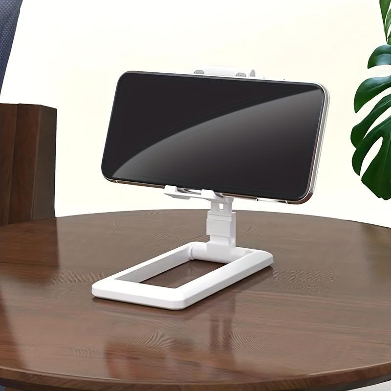 Portable Foldable Phone Holder, Adjustable Mobile Phone Stand, Desktop Stand for Live Video, Mobile Phone Accessories for Home Office