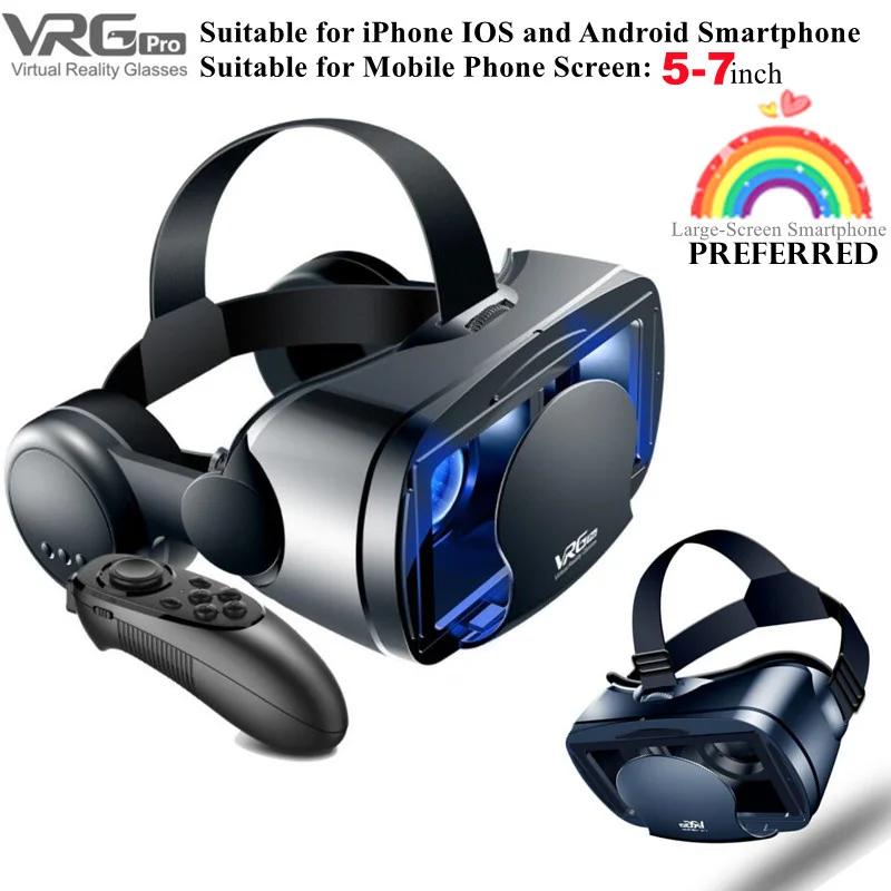 Virtual Reality VR Glasses IMAX Huge Screen HD 3D Glasses Google Cardboard Box VR Headset Helmet for 5-7