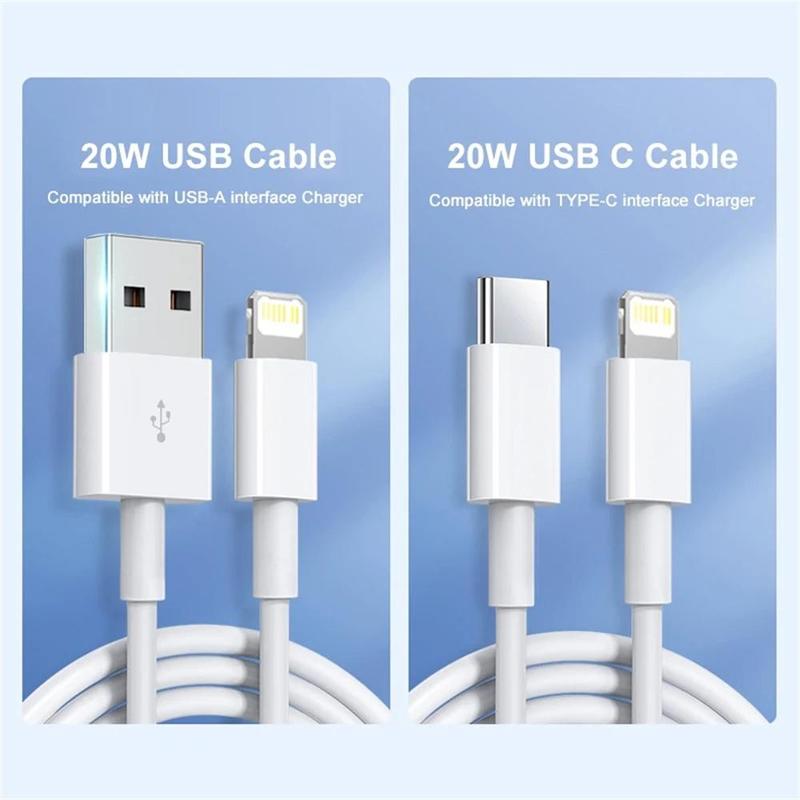 20W USB Cable, 1 Count Fast Charging Data Cable Compatible with iPhone