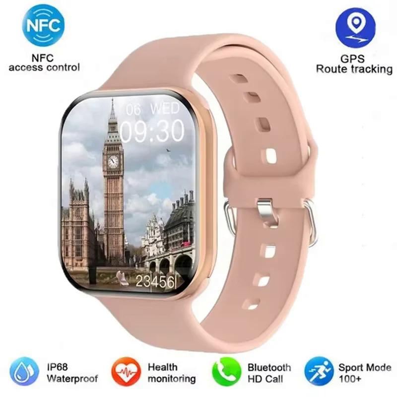 New Smart Watch 10 49mm Amoled Screen Smartwatch High Refresh Rate Bluetooth call Wireless Charging Men Women For Sport GPS 2024