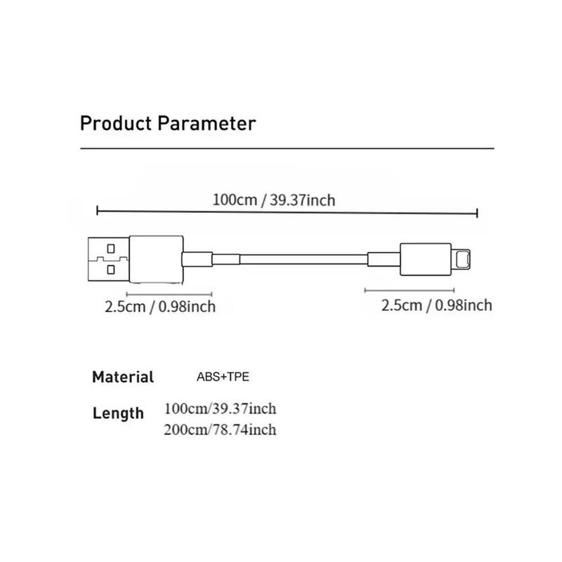 20W USB Cable, 1 Count Fast Charging Data Cable Compatible with iPhone