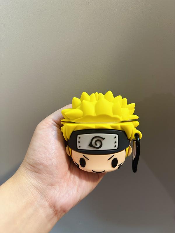 Anime Naruto 3D Case for AirPods 1 2 & Pro Charging Box - Soft Silicone Wireless Bluetooth Earphone Protective Cover