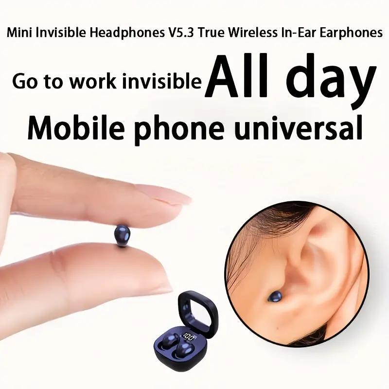 In-ear Design Wireless Earphone, Wireless Earphones, Dual-ear Sleep TWS Sports Fitness Running Earphones, Headphone for Men and Women Christmas Gifts for Friends