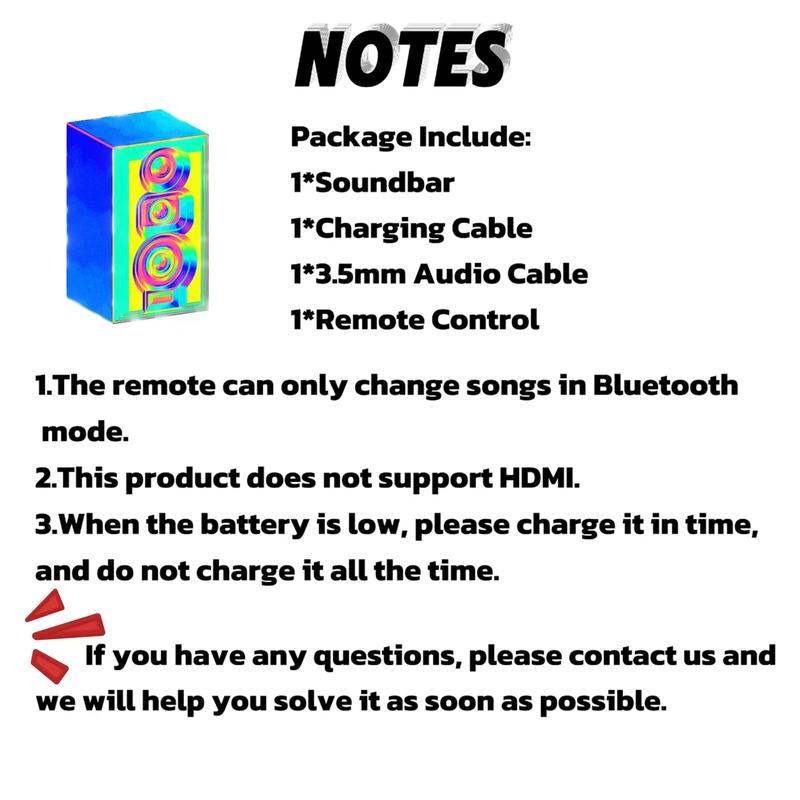 Bluetooth SoundBar 4 Speaker System Wireless Subwoofer TV Home Theater Remote,New Year, Christmas Audio Compact Remote Control Digital Device Connection Wired