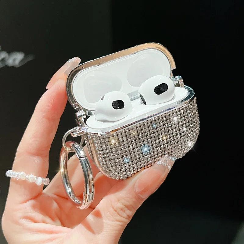 ? Luxury 3D Bling Diamond Earphone Case for AirPods – Glittery Protection for Your AirPods 1, 2, Pro, and 3 ?