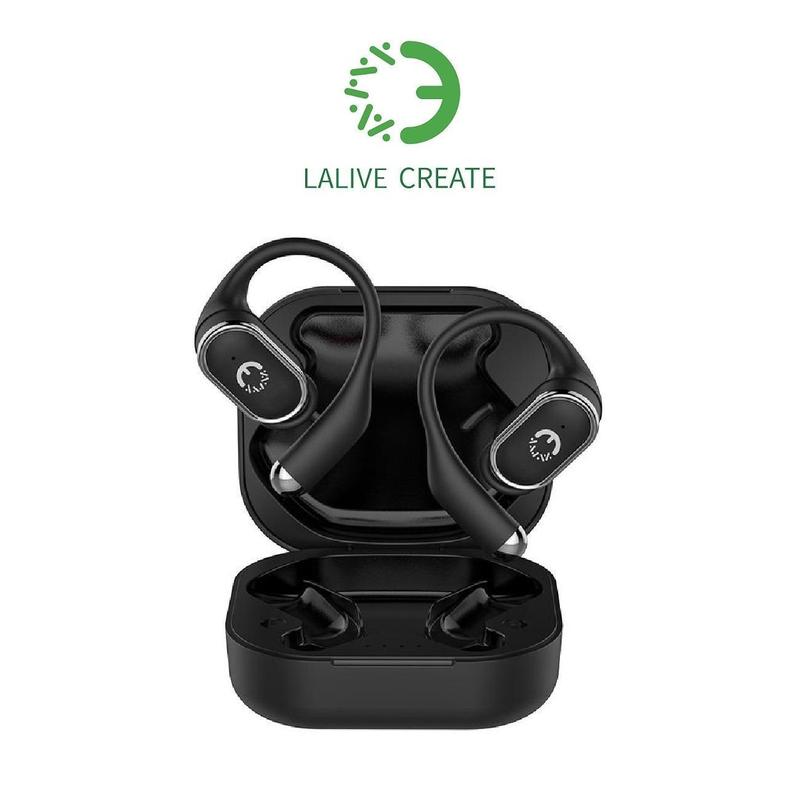 LALIVE CREATE FS-GE05 Bluetooth 5.4  Wireless Gaming Headset with Low Latency, Wireless Sport Earbuds Bone Conduction ,HIFI Sound Quality Music Earbudsfor Gaming Travel Sports