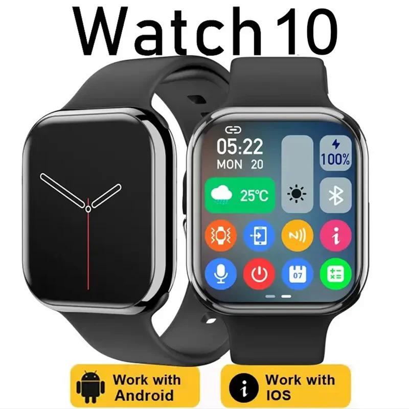 New Smart Watch 10 49mm Amoled Screen Smartwatch High Refresh Rate Bluetooth call Wireless Charging Men Women For Sport GPS 2024