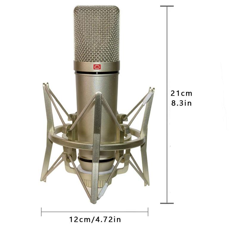 Professional Condenser Microphone, Wired Mic, Studio Microphone, Karaoke Singing Streaming Microphone With Mic Cover For Karaoke, PC Laptop Computer, Streaming Equipment