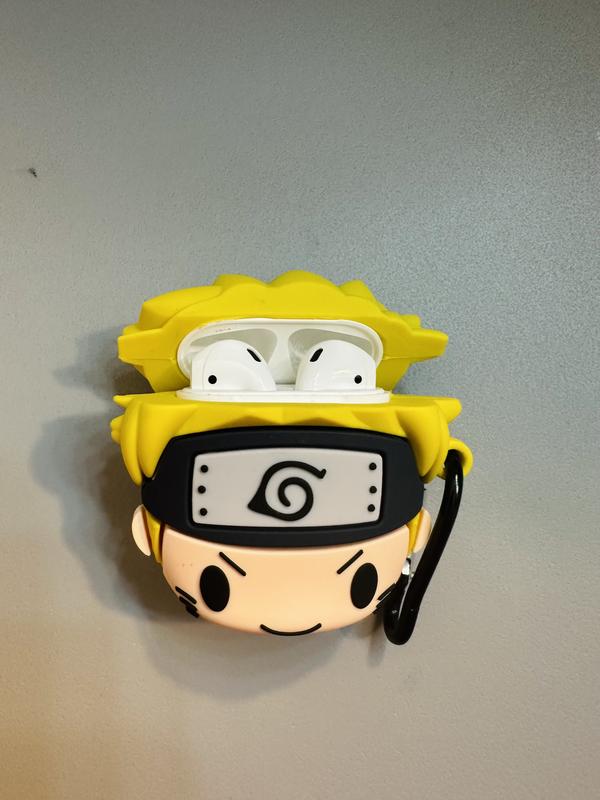 Anime Naruto 3D Case for AirPods 1 2 & Pro Charging Box - Soft Silicone Wireless Bluetooth Earphone Protective Cover