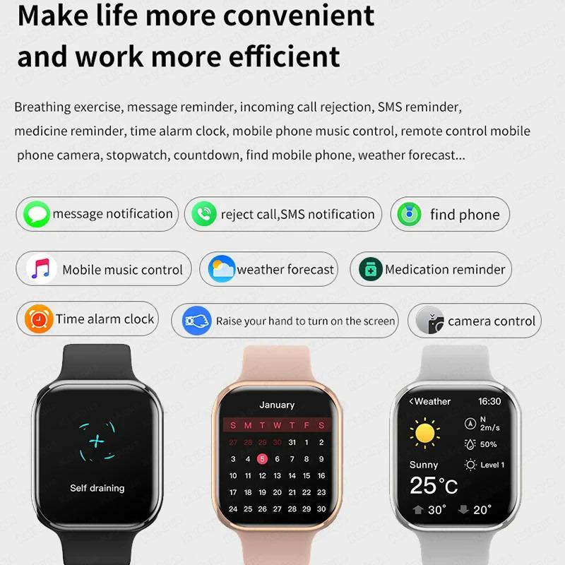 New Smart Watch 10 49mm Amoled Screen Smartwatch High Refresh Rate Bluetooth call Wireless Charging Men Women For Sport GPS 2024