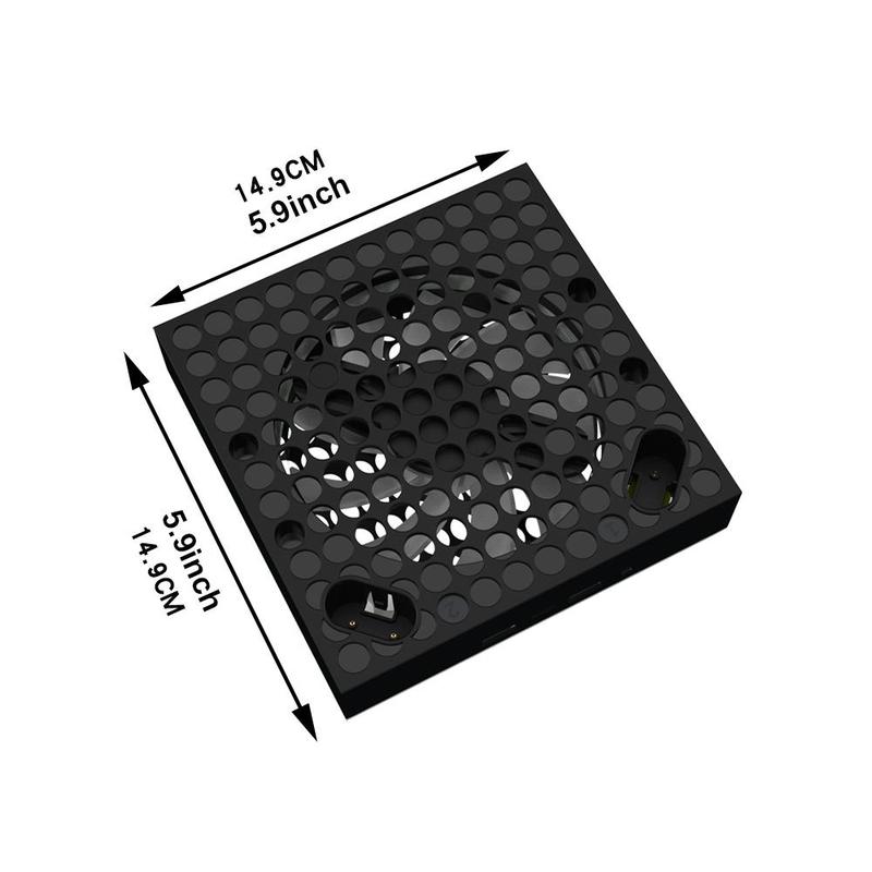 DOBE FOMIS ELECTRONICS Cooling Fan for Xbox Series X S Console & Controller, Charging Station with 2 x 2640mWh Rechargeable Battery, 3 Gear Speed Fan