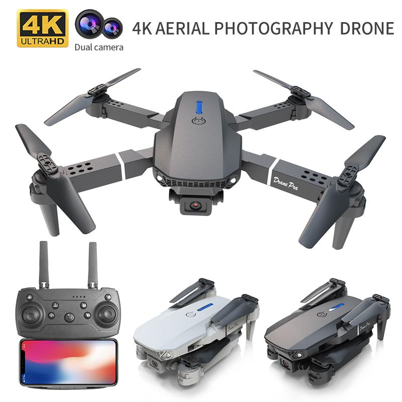 Drone with Dual Camera for Adults Kids, Foldable RC Quadcopter for Beginners, Toys Drone, 1080P FPV Video, 3 Batteries, Carrying Case, One Key Start, Headless Mode, Waypoints fly, 360° Flips aerial photography control drone cheap indoor