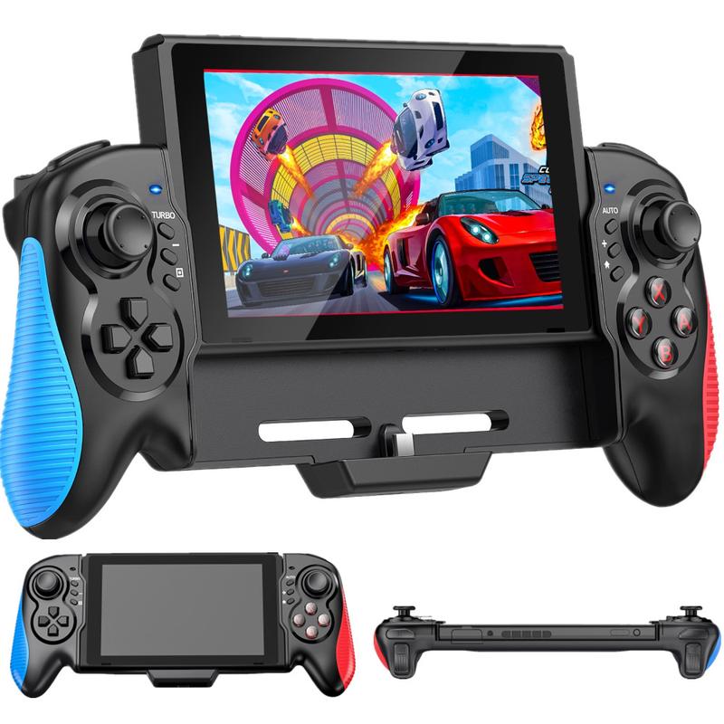 (NOT Including Switch Console) Switch Controller for Switch Switch OLED, One-Piece Handheld Joypad Controller Replacement for Switch Pro Controller, Switch Controllers Remote with Adjustable TURBO and Dual Motor Vibration