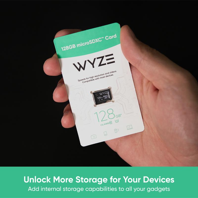 Wyze MicroSD Card   High-Speed Storage for Wyze Cams, Nintendo Switch, Digital Security Cameras, Smartphone, GoPRO, Drones, Affordable Accessories