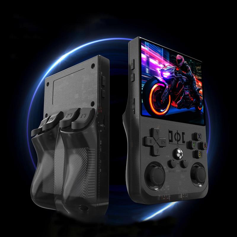 YLW R36PRO Linux Open Source Game Console, Handheld 3.5-inch IPS HD Portable Retro Console, 18,000 + Games, 26+ Emulators