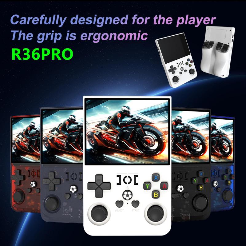 YLW R36PRO Linux Open Source Game Console, Handheld 3.5-inch IPS HD Portable Retro Console, 18,000 + Games, 26+ Emulators