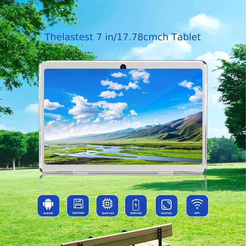 7-Inch Android Tablet with 512GB ROM Expansion, Dual Camera, GPS, WiFi, FM - On-the-Go Entertainment and Productivity