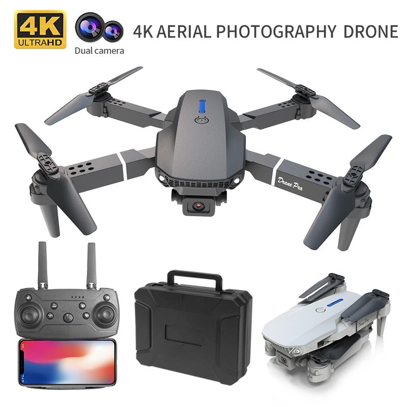 Drone with Dual Camera for Adults Kids, Foldable RC Quadcopter for Beginners, Toys Drone, 1080P FPV Video, 3 Batteries, Carrying Case, One Key Start, Headless Mode, Waypoints fly, 360° Flips aerial photography control drone cheap indoor