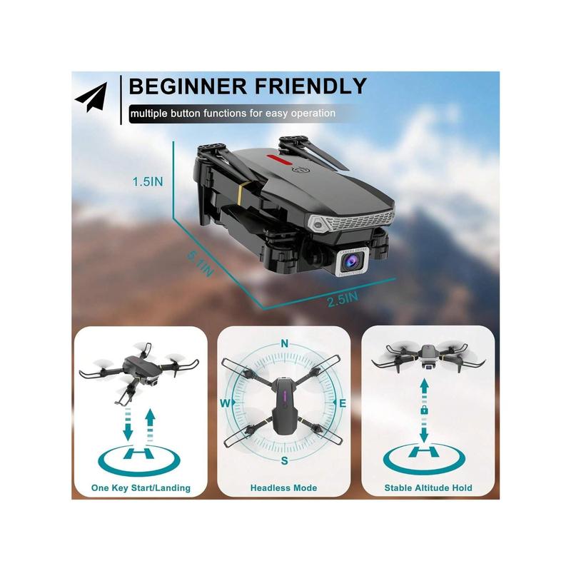 The latest foldable drones and application controls for 2024, FPV Live RC quadcopter with 4K camera, adult beginner accessories for folding