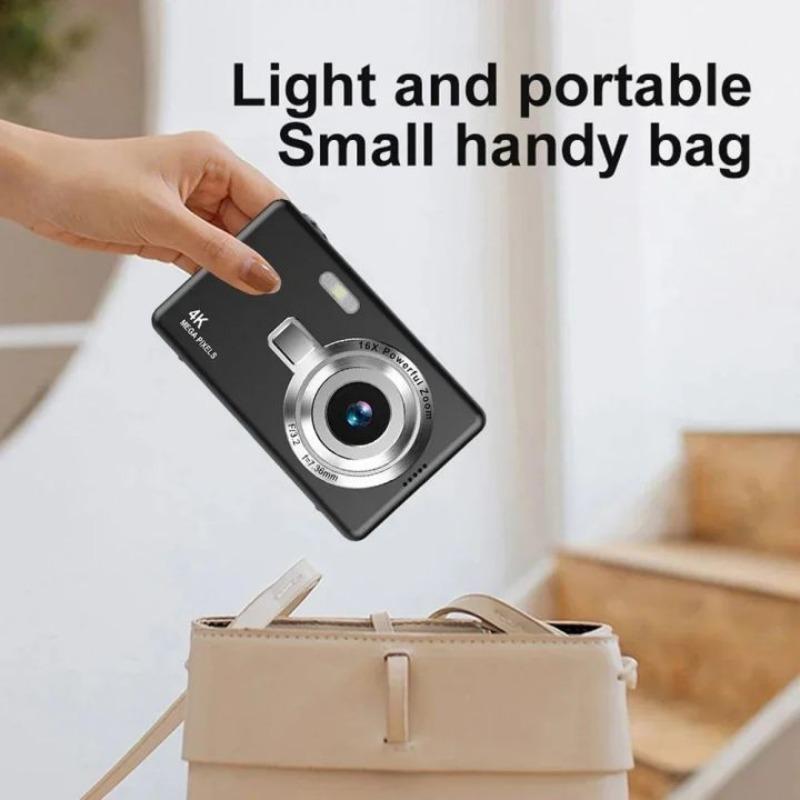 1080P Digital Camera, 16X Digital Zoom Retro HD Digital Student Camera, Portable Camera for Students, Photography Enthusiasts, Outdoor