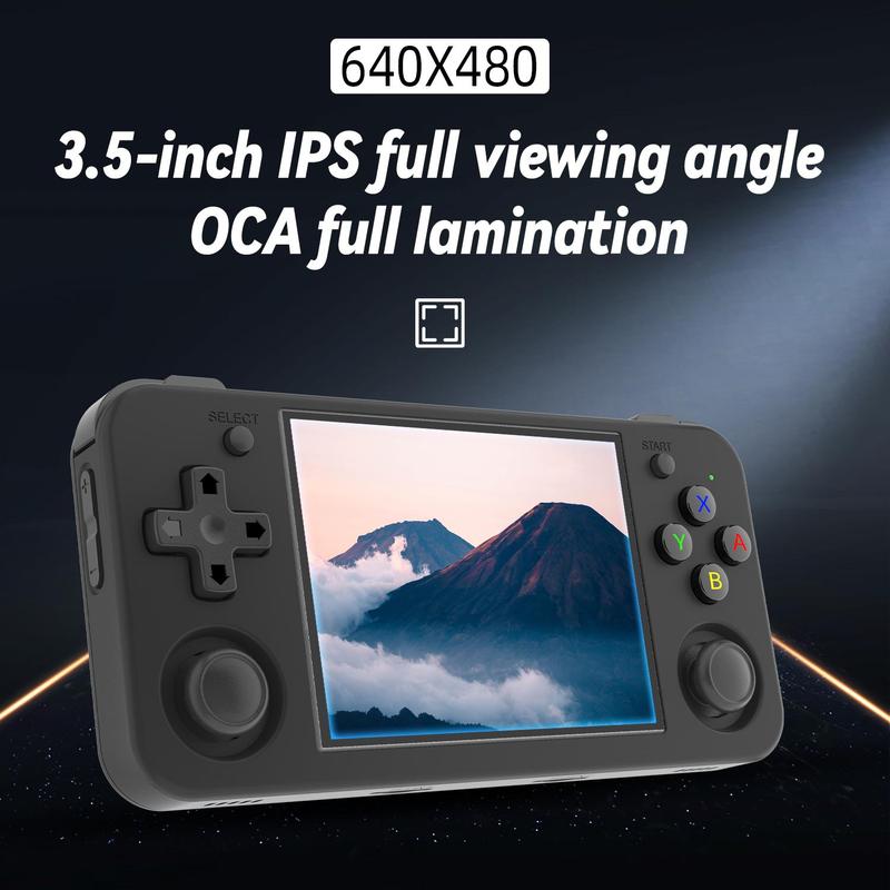 ANBERNIC RG35XX H Handheld Game Console, Retro Game Console with 3.5-inch IPS Screen, 64GB Game Console with 5K+ Classic-Games, Portable Games Consoles