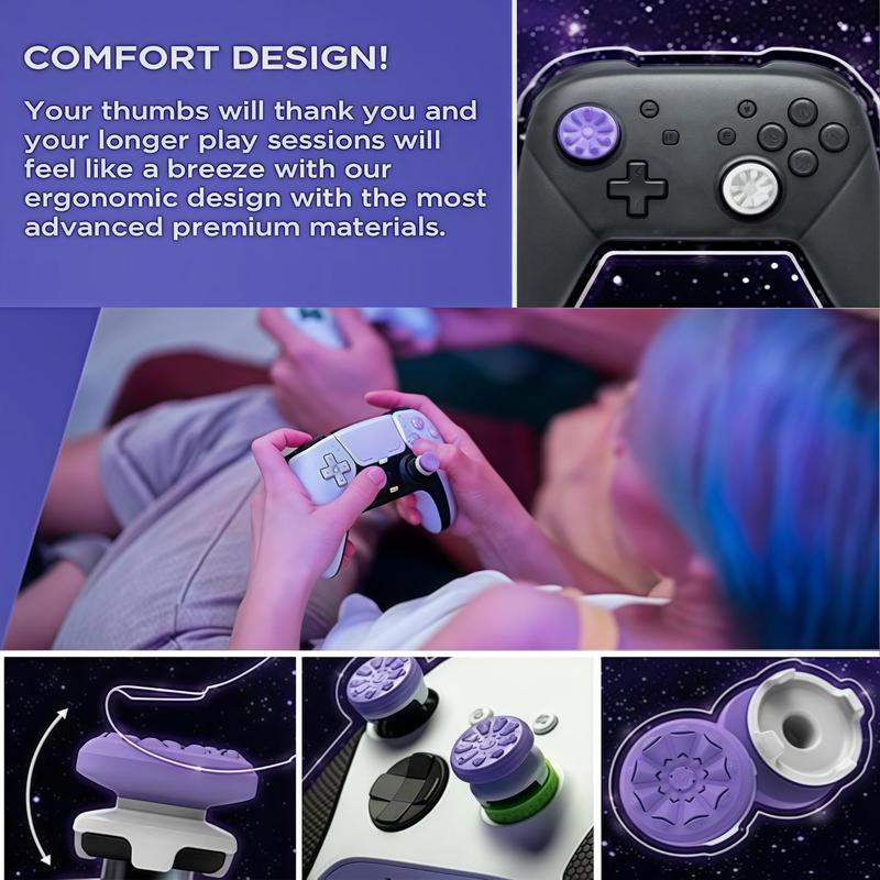 Joystick Cover, Thumbstick Grip Accessories, Video Game Controller Accessories, Ergonomic Competitive Play Grip for PS5 PS4