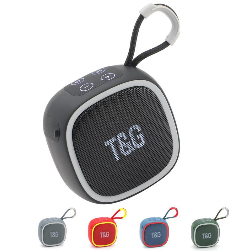 T&G TG659 Mini Wireless Portable Speaker, USB Rechargeable 500mAh BT Speaker, Support TF Card Radio FM Mini Speaker for Home Travel