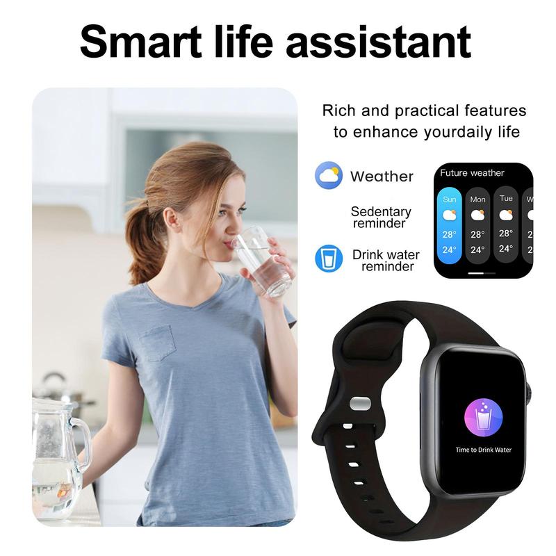 Multifunctional Smart Watch, Fashion Digital Watch with Multi-Sport Modes & Weather Forcast, Sports Watch for Women & Men