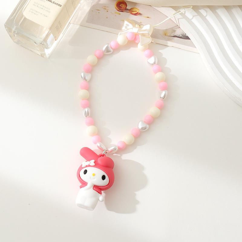 SANRIO Cute Cartoon Design Phone Chain, 1 Count Cute Phone Lanyard, Fashion Phone Strap for Women & Girls, Mobile Phone Decoration Accessories