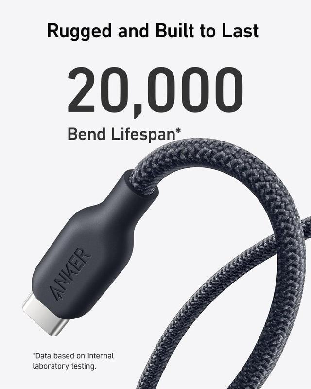 [Black Friday Deal]  Anker 543 USB-C to USB-C Cable (Bio-Braided)