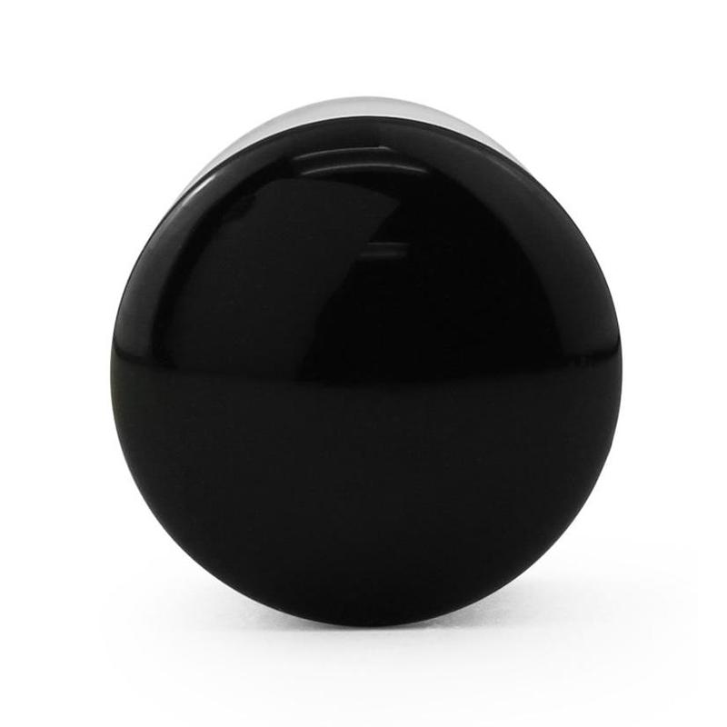 Black Glass Plugs - Single Flare