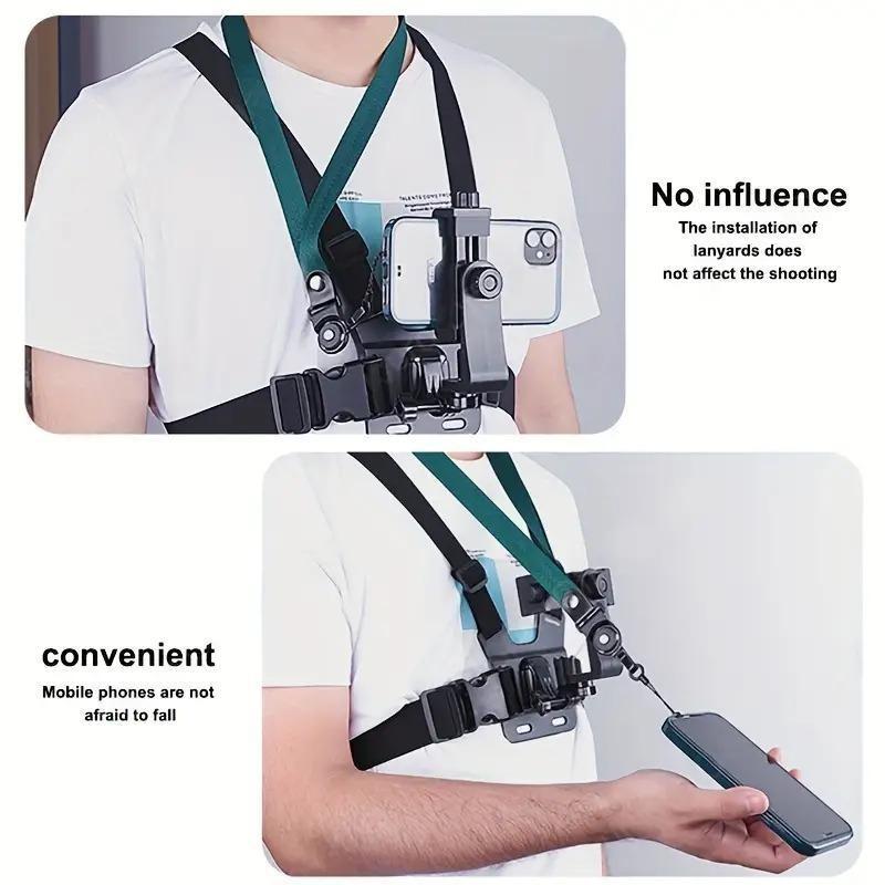 Black friday Mobile Phone Chest Mount Harness Strap Holder Cell Phone Clip Action Camera POV for Samsung iPhone Plus etc