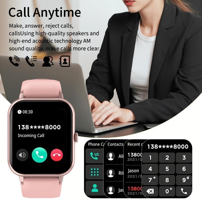 1.83 Inch Multifunctional Smart Watch, Fashion Digital Watch with Wireless Call Dial, Multi-sport Mode Sports Watch for Women & Men