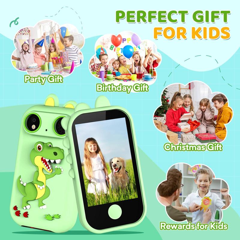 Smartphone with Puzzle Game and HD Dual Camera for Ages 3 and Up for Kids