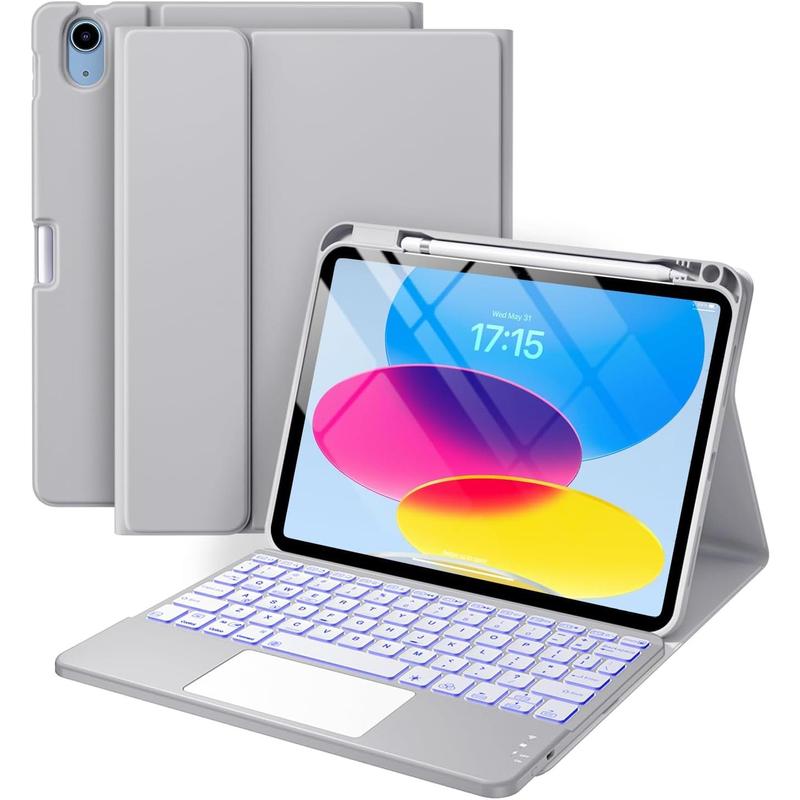 Compatible for iPad 10th Generation Case with Keyboard (10.9