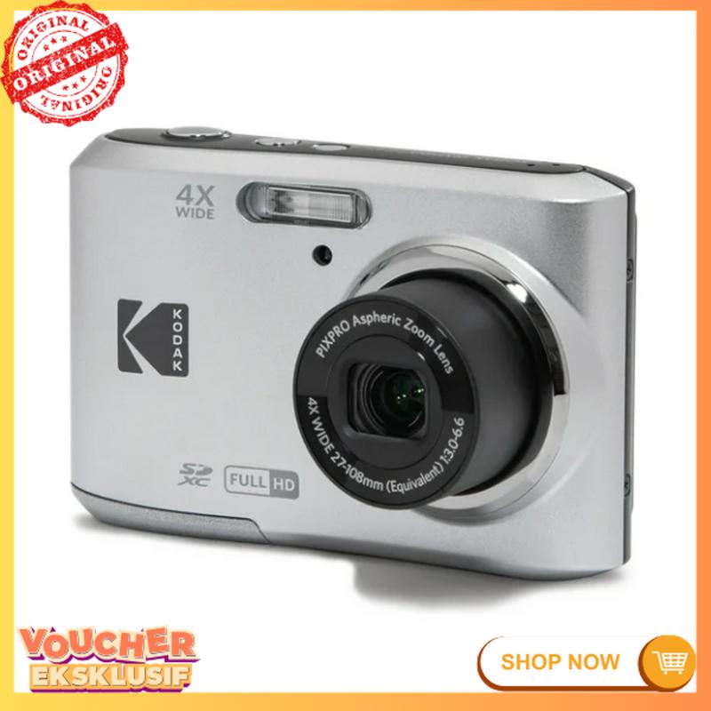 KODAK PIXPRO FZ45-SL (Silver) 4X Optical Friendly Zoom Digital Camera