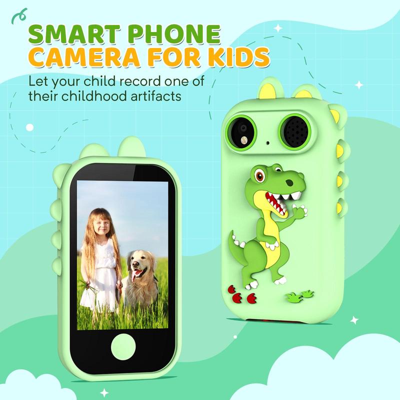 Smartphone with Puzzle Game and HD Dual Camera for Ages 3 and Up for Kids