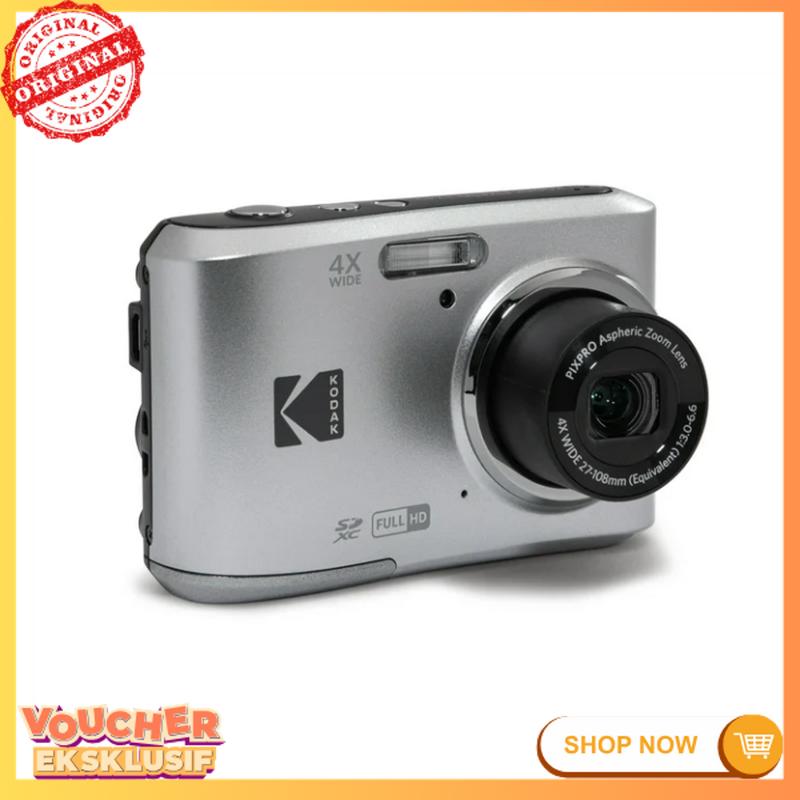 KODAK PIXPRO FZ45-SL (Silver) 4X Optical Friendly Zoom Digital Camera