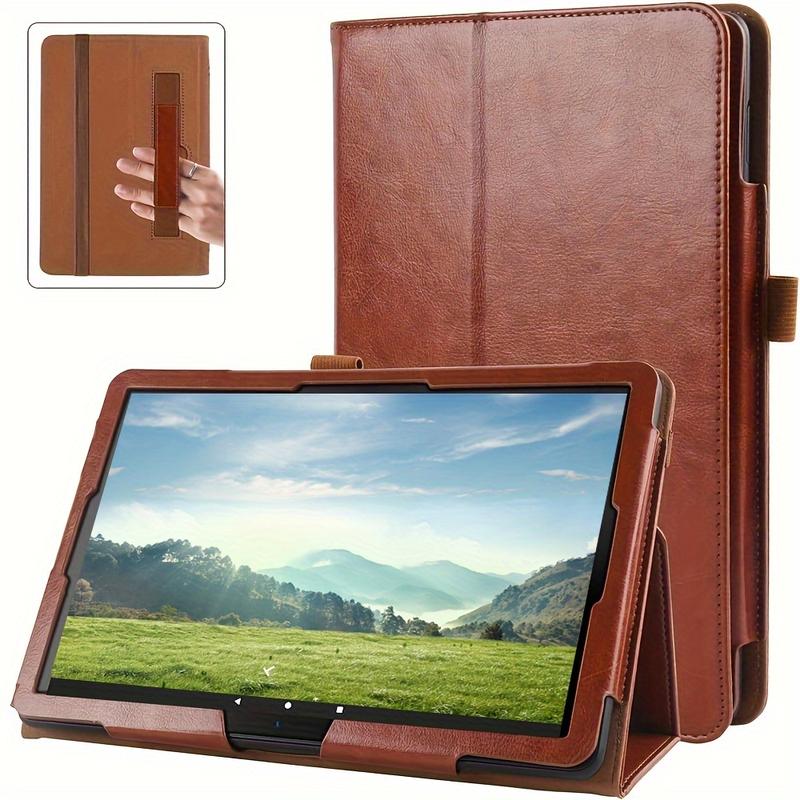 Tablet Case for New Fire HD 10 Tablet 13th Generation 2023 Version 10.1 Inch, HD 10 and 10 plus Tablet 11th Generation 2021 Cover Ultra-Thin PU Leather Case with Folding Stand, automatic Wake-up Sleep, Hand Strap