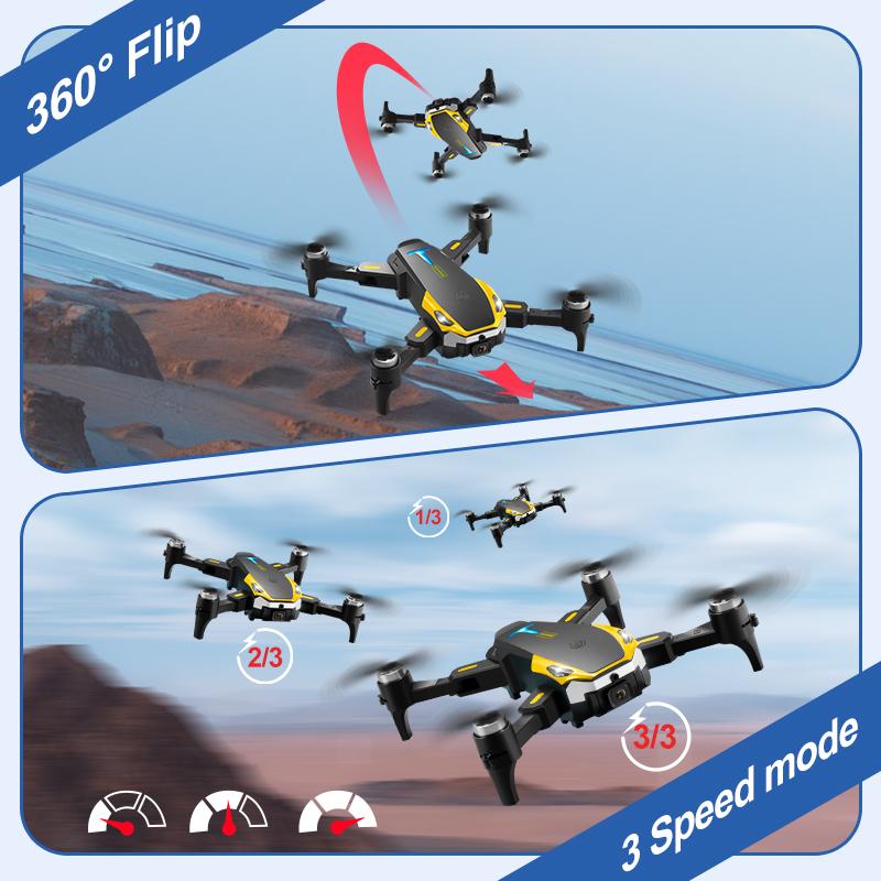 M8Pro Dual Camera Drone with 2 Batteries, Level 4 Wind Resistance & Brushless Motor - 50x HD Zoom, Intelligent 5g Return, Optical Flow Positioning, Stable Aerial Shots - Ideal Gift for Birthdays, Christmas & Outdoor Fun!