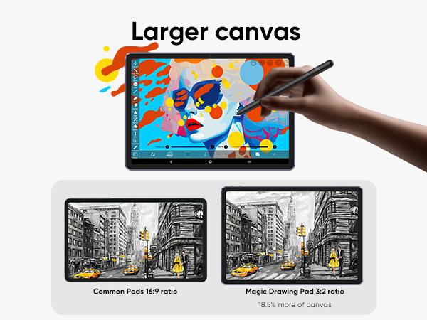 XP-Pen 12.2'' Wireless Touch Magic Drawing Pad Display Bluetooth X3 Pro Battery-Free Stylus Paper-Like Screen 16384 Pressure Levels 8GB + 256GB