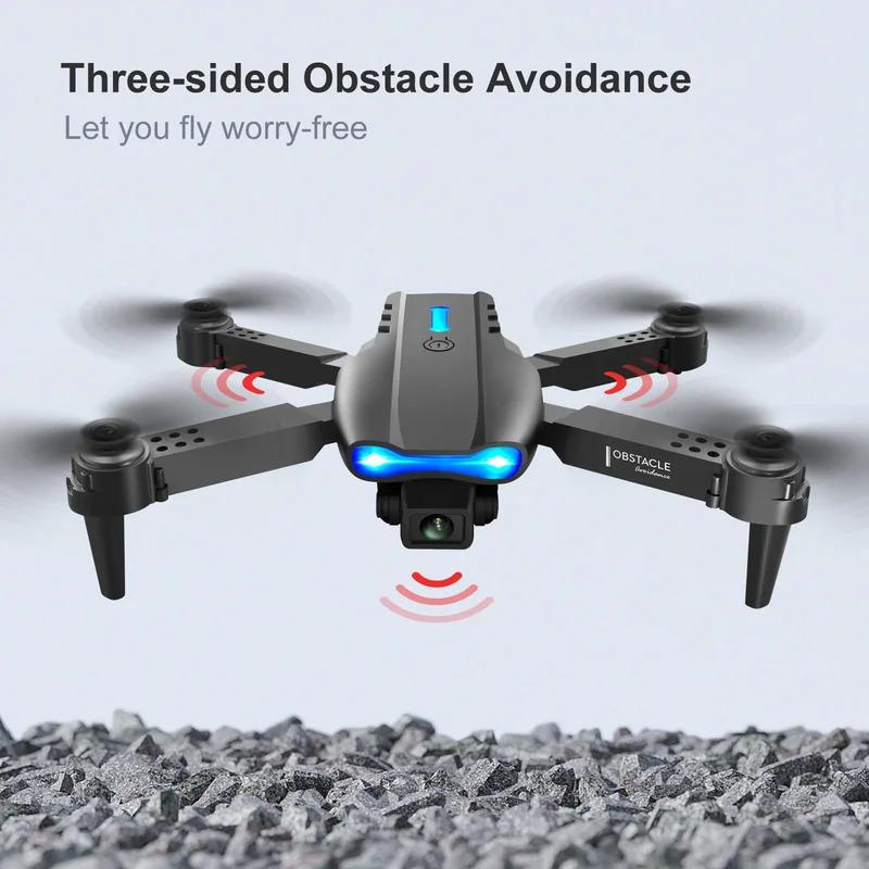 New E99Pro RC Drone 4K Professinal With 1080P Wide Angle HD Camera Foldable Helicopter WIFI FPV Height Hold Gift Toy