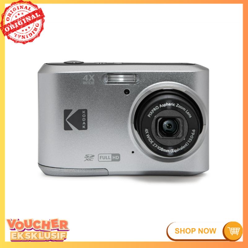 KODAK PIXPRO FZ45-SL (Silver) 4X Optical Friendly Zoom Digital Camera