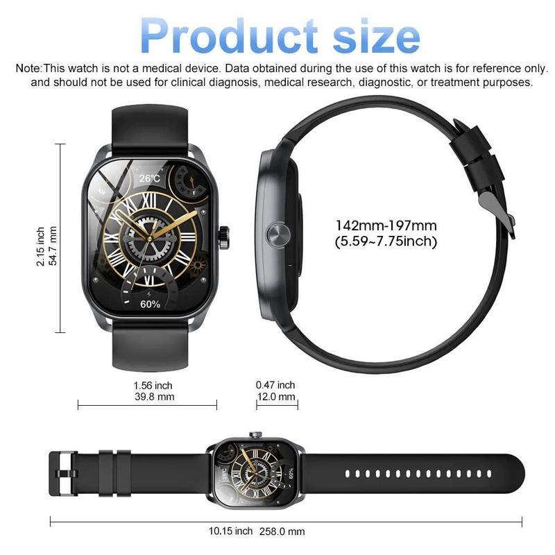 Multifunctional Smart Watch, 1 Set Fashion Digital Watch with Multi-Sport Modes, Sports Watch for Women & Men, Men's Tech Gadgets 2024