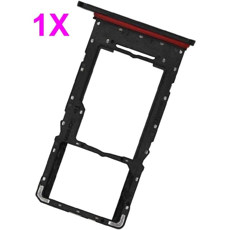 Waterproof Sim Card Tray SD Card Holder Replacement for Samsung Galaxy A14 (5G) SM-A146U A146U1 S146VL with Water Proof Rubber Seal USA Version - Black